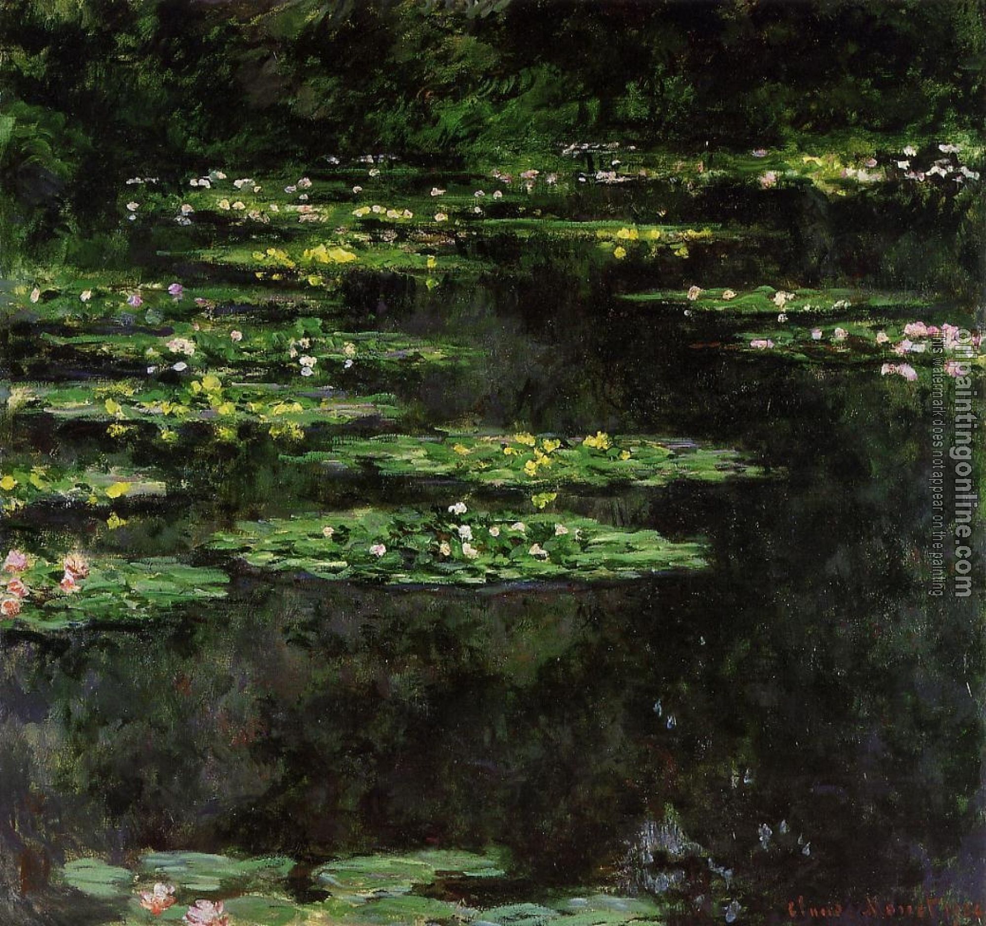 Monet, Claude Oscar - Water Lilies